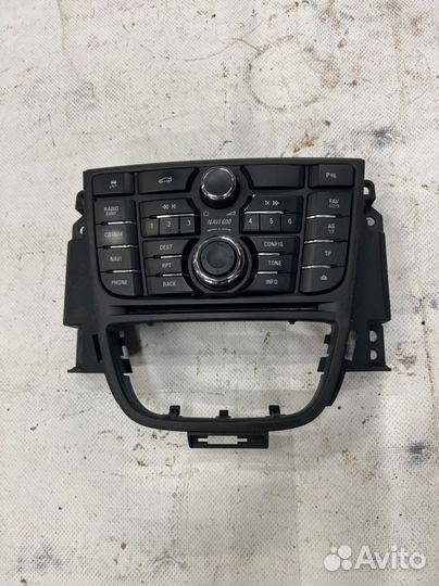 Блок кнопок магнитолы opel astra j navi 600