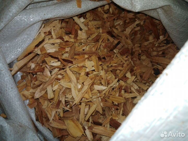 Щепа, чистая ольха без коры для копчения
