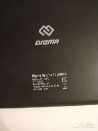 Планшет digma optima 10 A 500 s