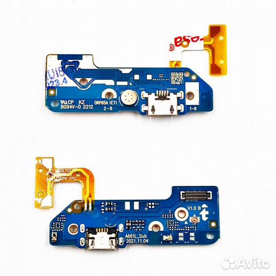 Шлейф Itel A49 на сист. разъем/микр