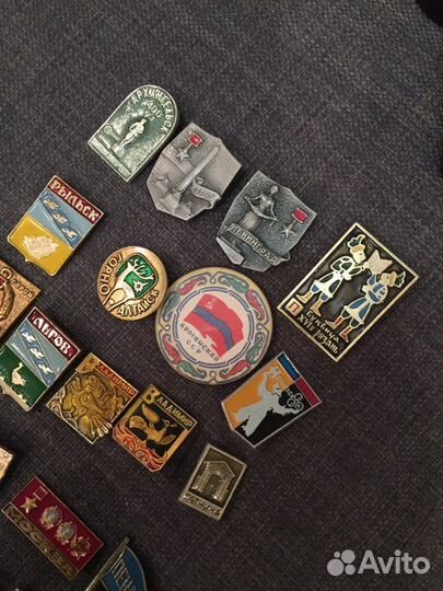 Значки СССР города