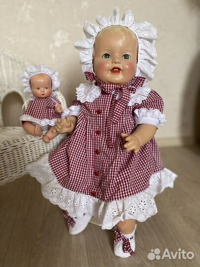 Старинная антикварная кукла. Композит. США