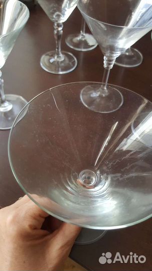 Бокалы для мартини(креманки) Чехия 9 шт