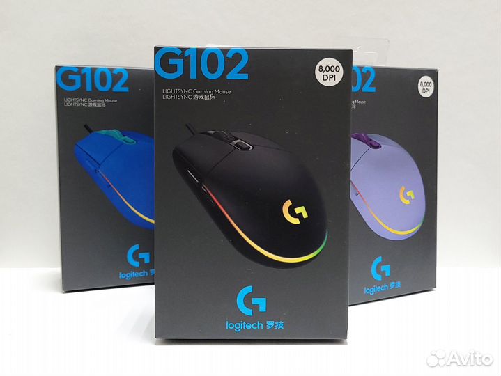 Logitech G102 черный 910-005808