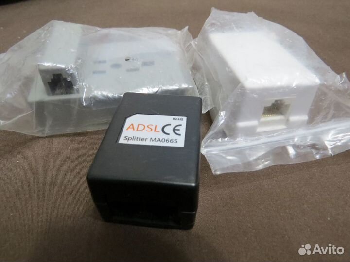 Сплиттер, проходник, телефонная розетка