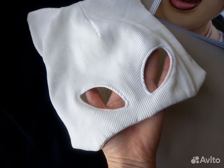 Шапка кошка с ушками новая