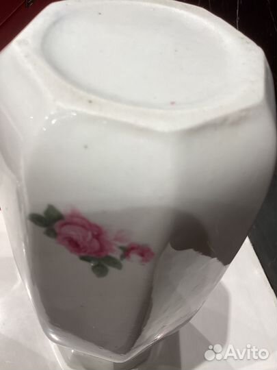 Ваза с розочками 60-е годы СССР