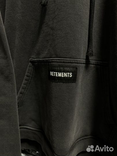 Редкое худи Vetements оверсайз новинка 2025