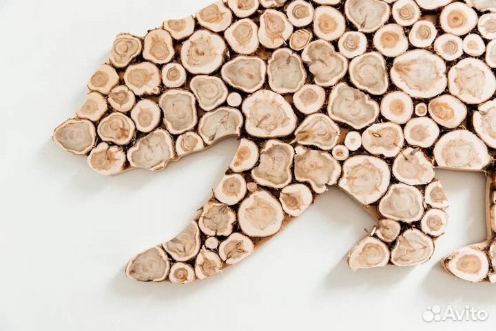 Панно из можжевельника