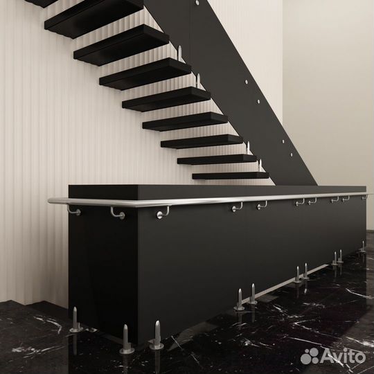 Ограждения для лестниц из стекла с гарантией