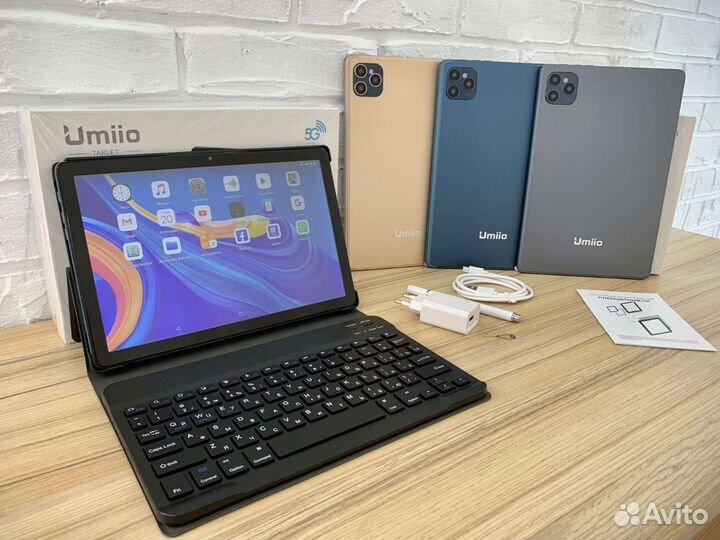 Планшет с клавиатурой и стилусом