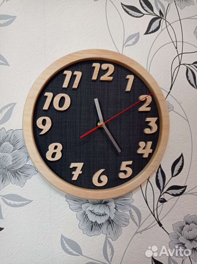 Часы настенные ручной работы