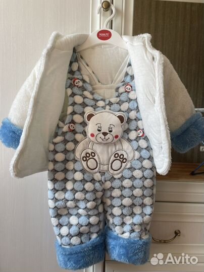 Теплый костюм для малыша