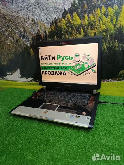 Ретро игровой ноутбук Asus для работы и игр