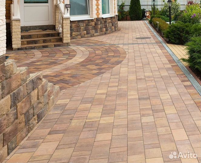 Тротуарная плитка Брусчатка