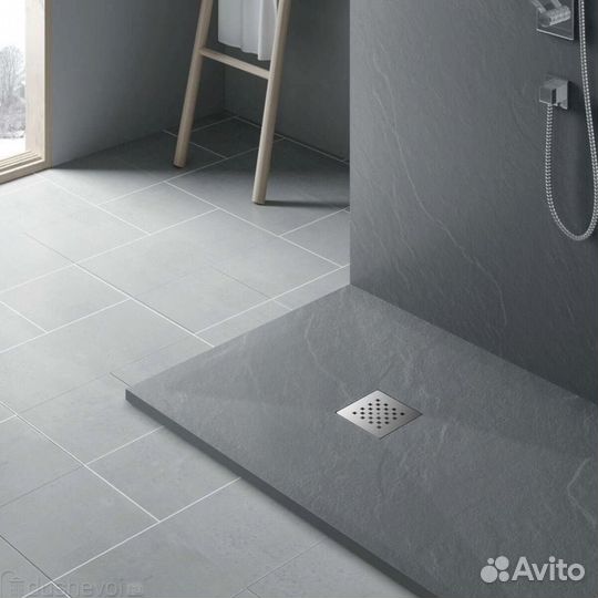 Душевой поддон из камня на заказ (натуральный/агло