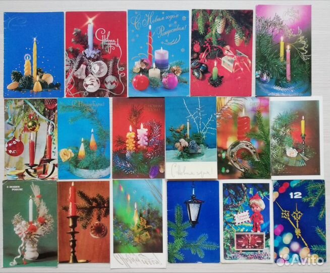 Открытки новогодние советские