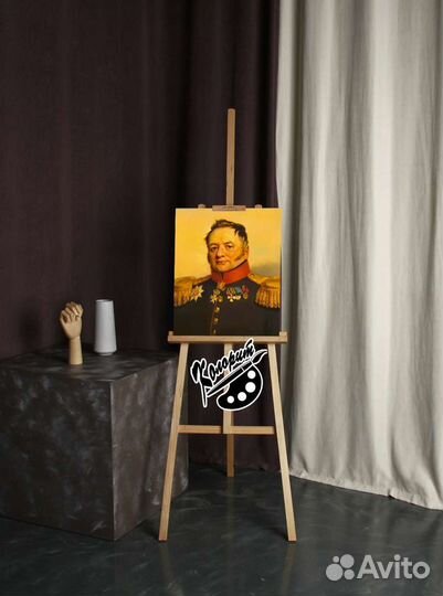 Тучков П. А. портрет на холсте 40х50см