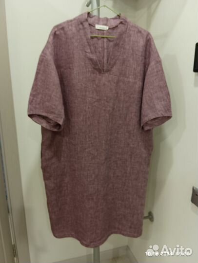 Платье женское льняное размер 52