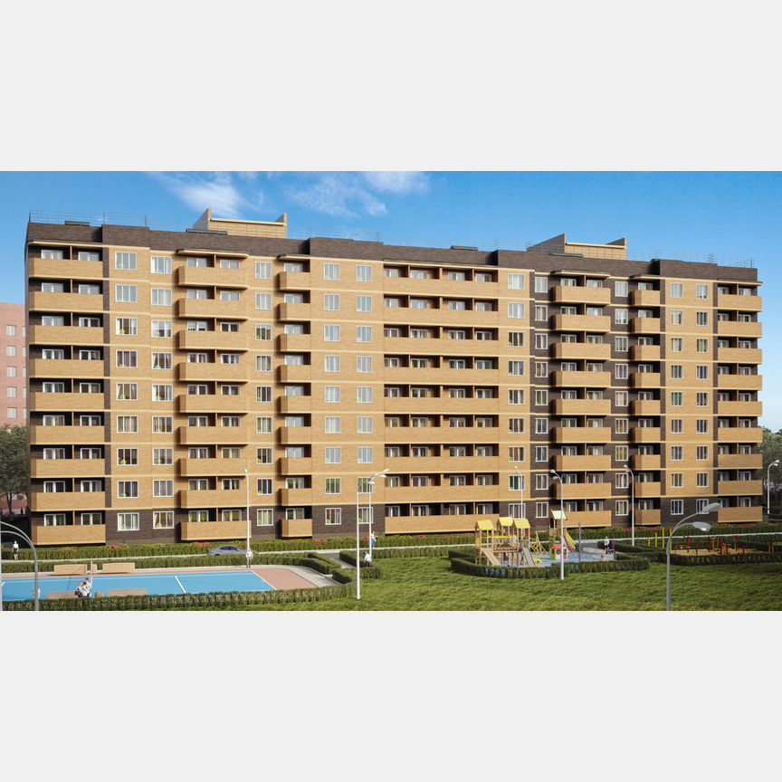 1-к. квартира, 32,2 м², 6/9 эт.