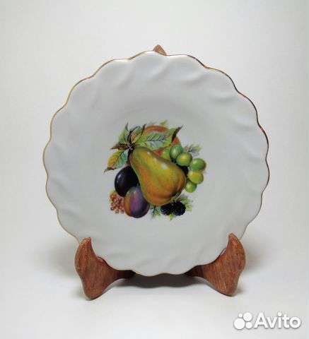 Тарелка декоративная фарфор