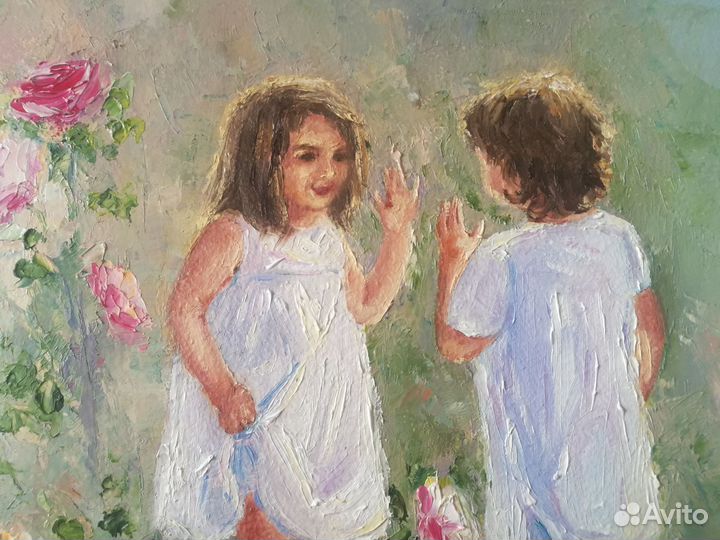 Картина маслом Картины с детьми