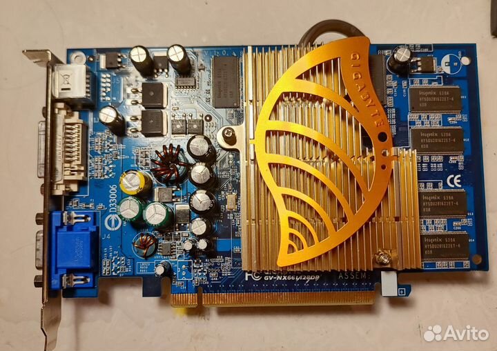 Видеокарта Gigabyte GV- NX66l128dp