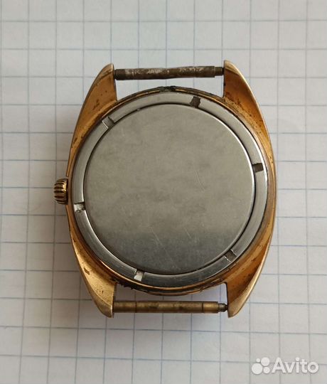 Часы Восток, позолота