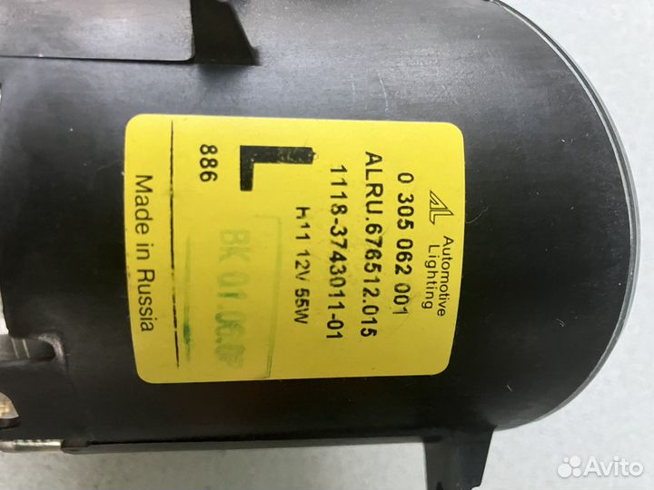 Противотуманные фары на kalina 1