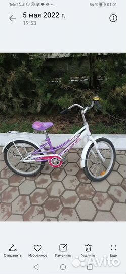 Продам детский велосипед для девочки