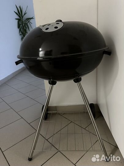 Угольный гриль weber бу