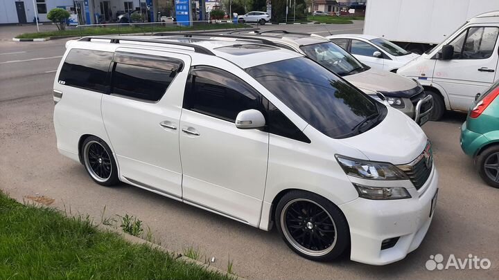Рейлинги на крышу Toyota Vellfire