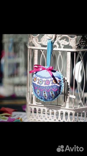 Елочные игрушки ручной работы