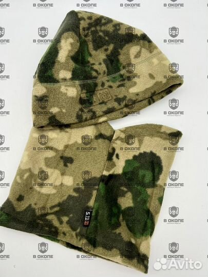 Шапка + баф 5.11 флисовые (комплект)