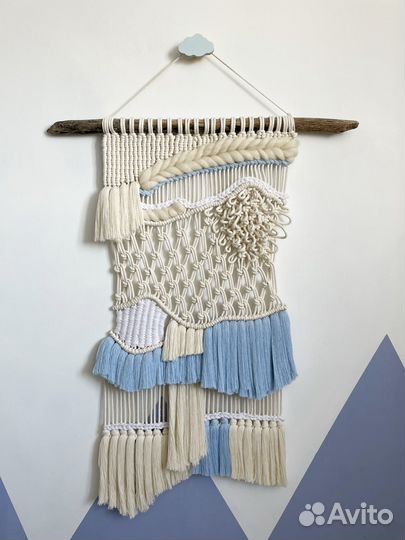Панно макраме: Макраме гобелен
