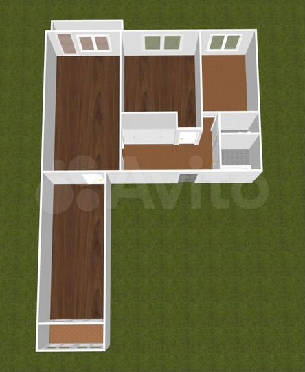 3-к. квартира, 59,2 м², 3/9 эт.