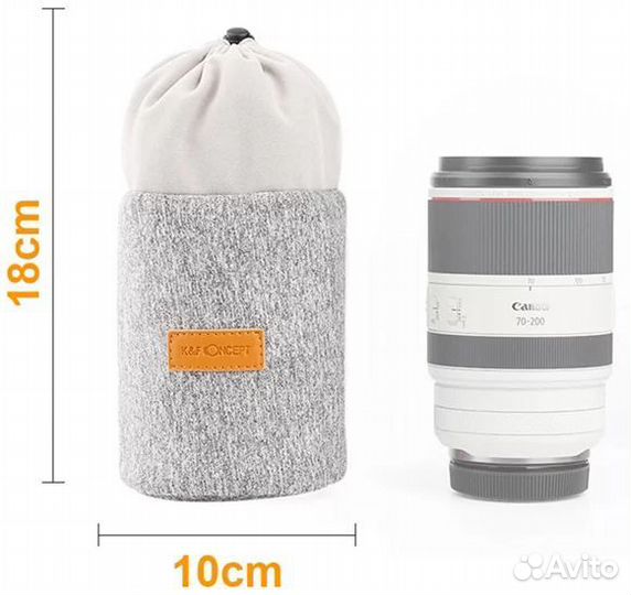Чехол для объектива K&F Concept Lens pouch