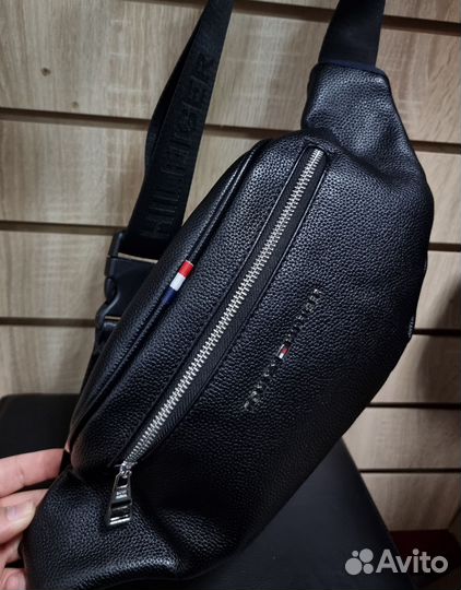 Поясная мужская сумка бананка Tommy Hilfiger