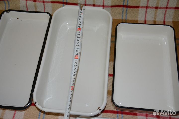 Эмалированные судочки времен СССР