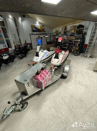 Прицеп для 2х стоячих гидроциклов redline