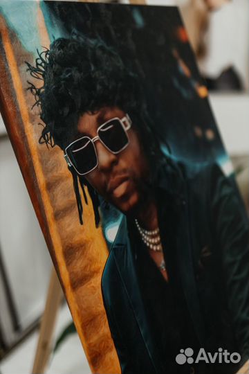 Портрет по фото на холсте, картина на холсте