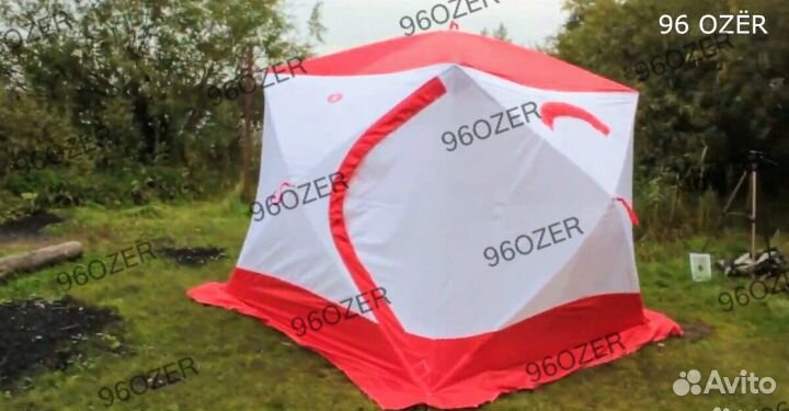 Палатка куб 4 Медведь зима