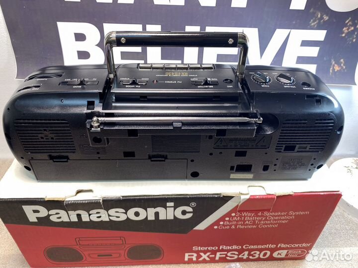 Магнитофон Panasonic RX-FS 430 в коробке