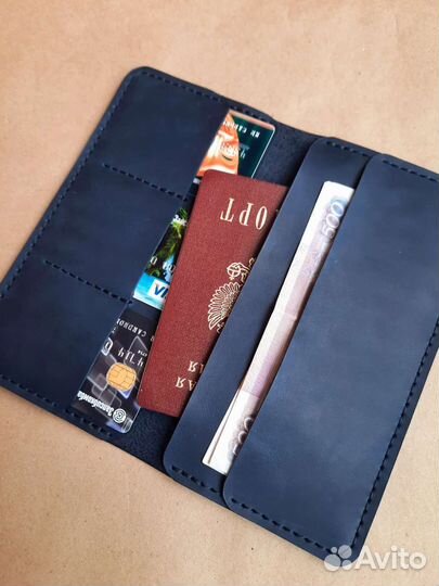 Портмоне из натуральной кожи