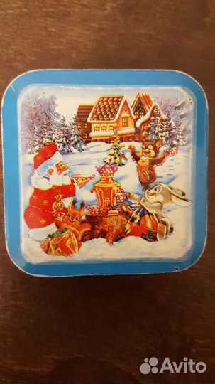 Жестяная банка индийского чая времен СССР