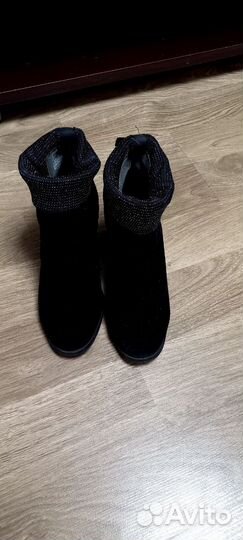 Ботильоны осенние женские на каблуке б/у
