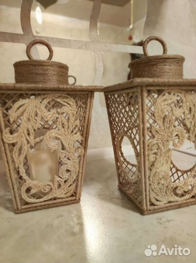 Фонарь декоративный. Ручная работа