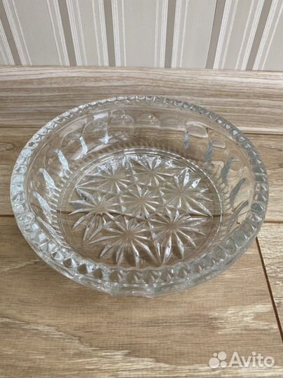 Пепельница/ конфетница хрусталь