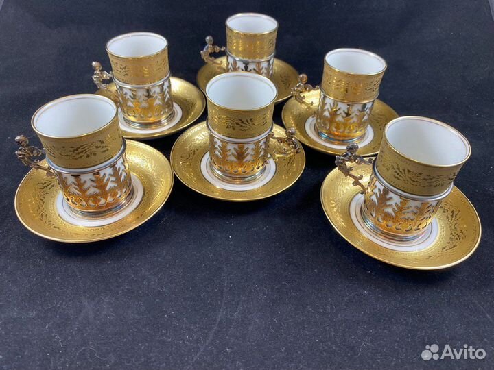 Лиможский кофейный сервиз