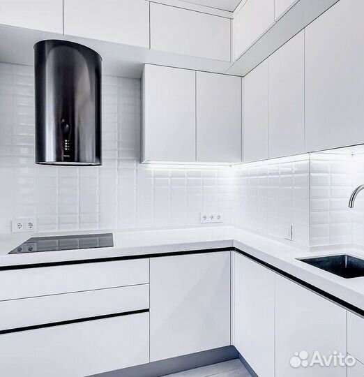 Угловой кухонный гарнитур современный